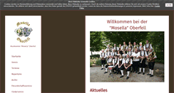 Desktop Screenshot of musikverein-oberfell.de